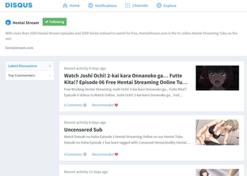 HentaiStream.com Disqus Page